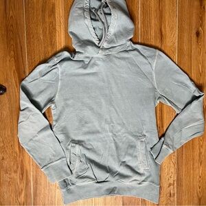 Goodfellow Muted Blue Hoodie Sweatshirt SMALL Mens